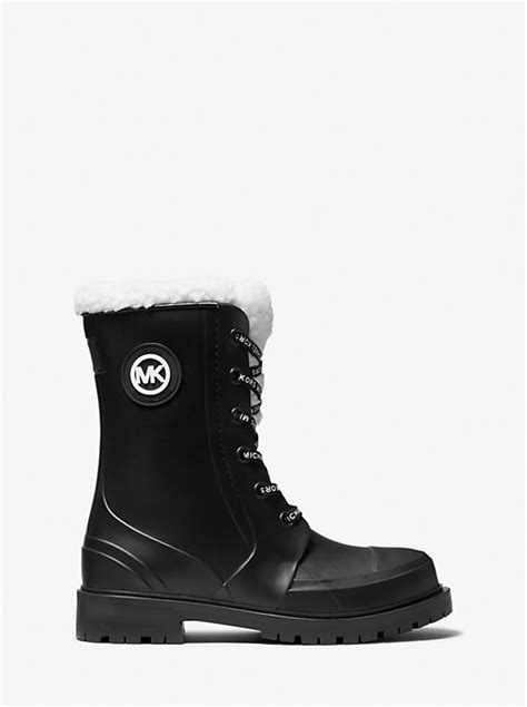 bottes de pluie michael kors|Montaigne Faux Shearling.